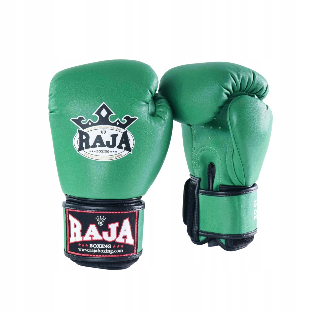 rękawice bokserskie Raja Standard synthetic leather 14OZ Zielony