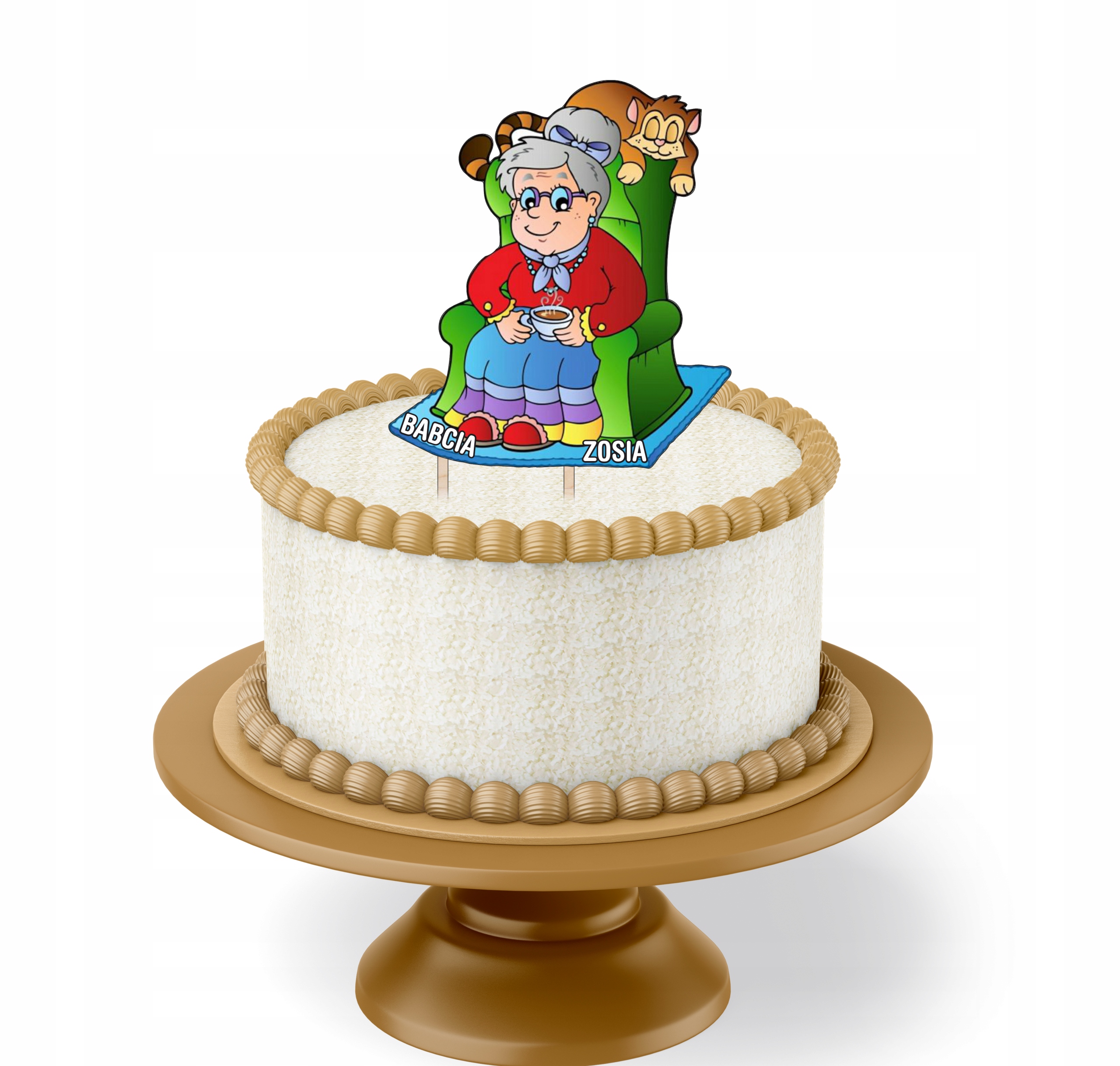 

Topper Kolorowy Na Dzień Babci Imię