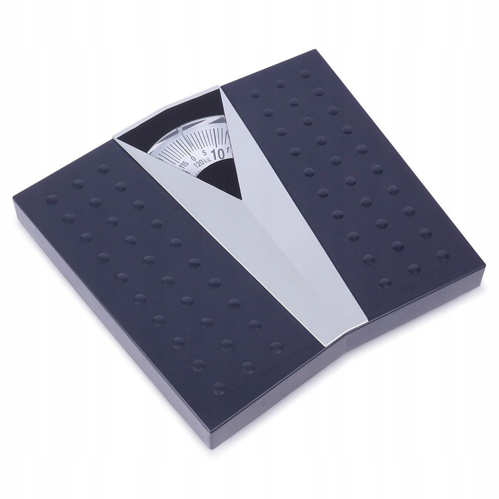 Mechanická Koupelnová Váha Černá Klasická Analogová, Pevná, Do 120 Kg