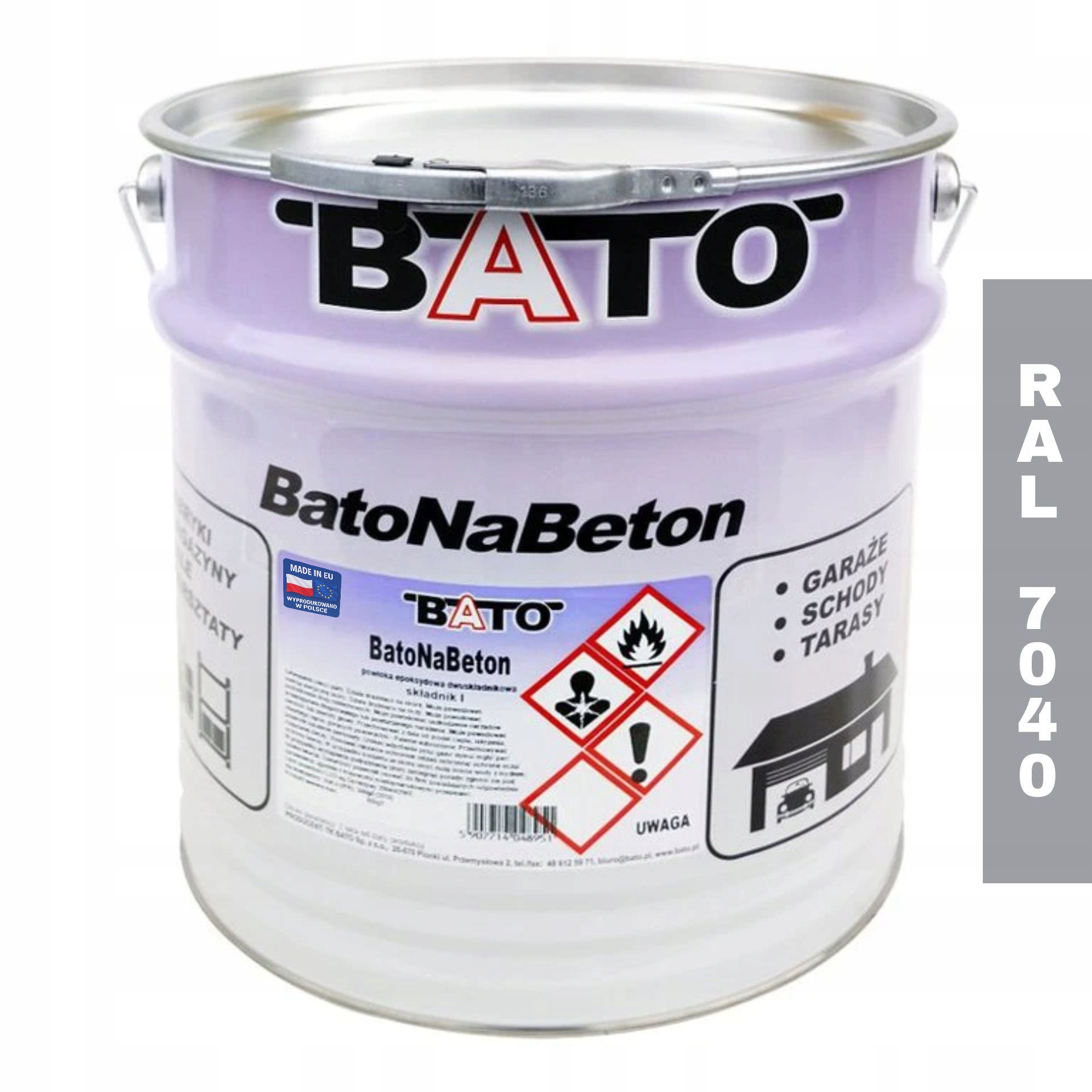 Epoxidová pryskyřice na beton podlaha BatoNaBeton 19L Šedá Ral 7040