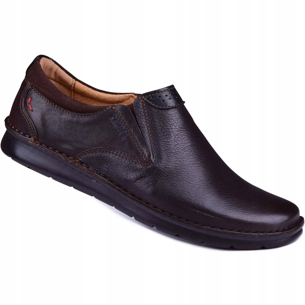 

Buty męskie skórzane wsuwane brąz tęgie wz.20 r.42