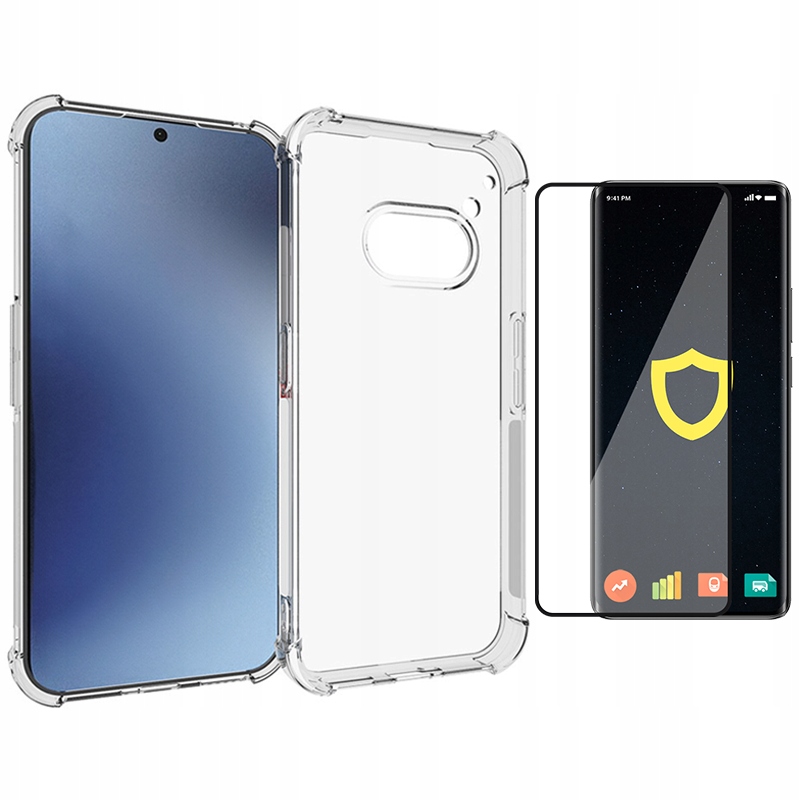 WZMOCNIONE ETUI SPACECASE ANTISHOCK CASE DO NOTHING PHONE 2A + SZKŁO