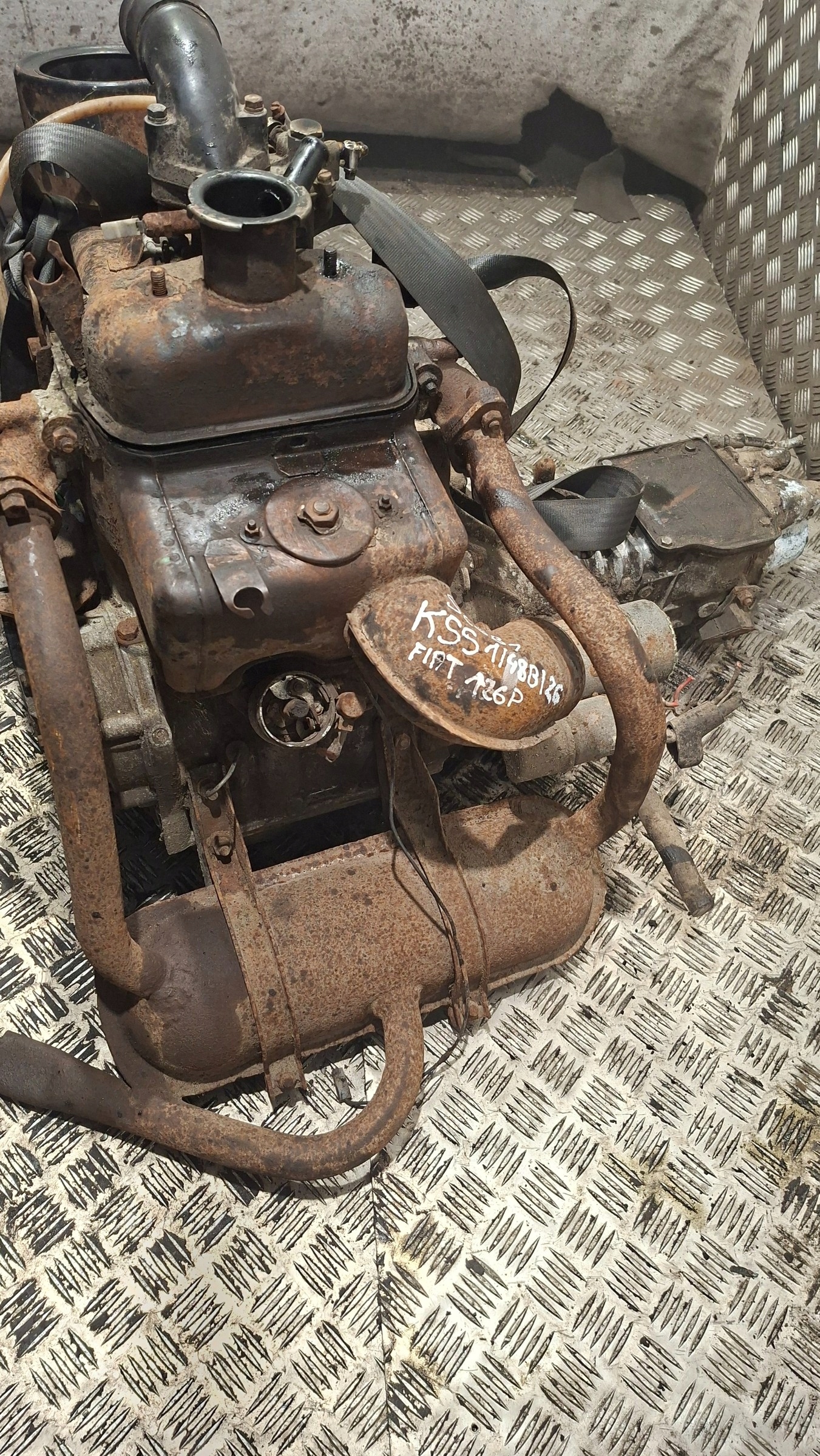 engine ZE gearbox FIAT 126P MALUCH 650CM3
