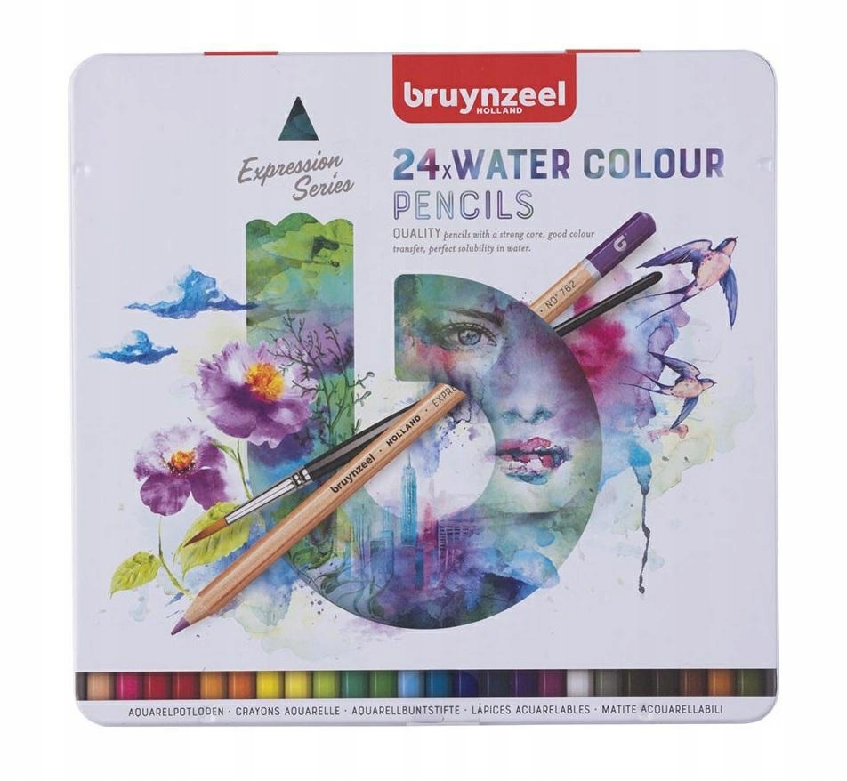 Pastelky akvarelové 24 kol Bruynzeel