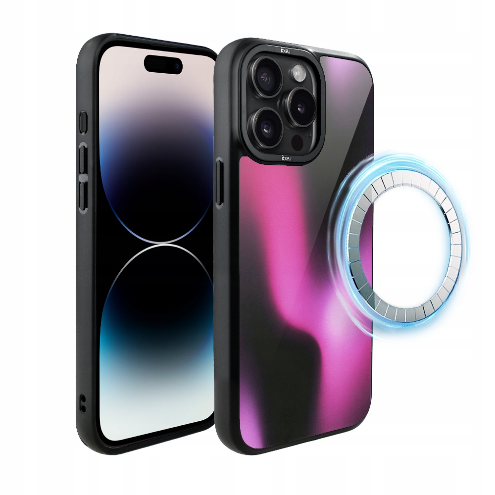 Matný Pouzdro Ibizu DropGuard s MagSafe a purpurovou barvou pro iPhone 14 Pro