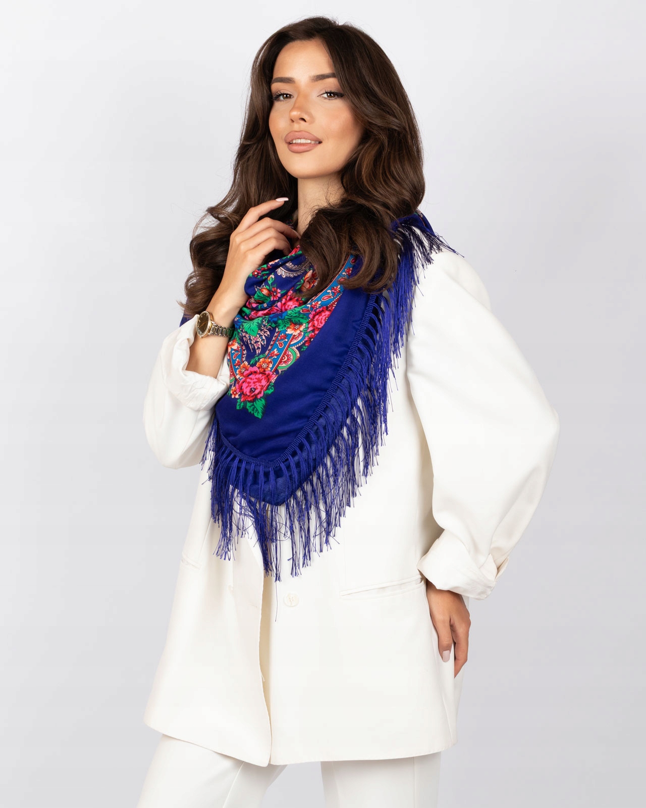 CHUSTA Ludowa Alessio GÓRALSKA Folk KWIATY DUŻA Rodzaj chusta