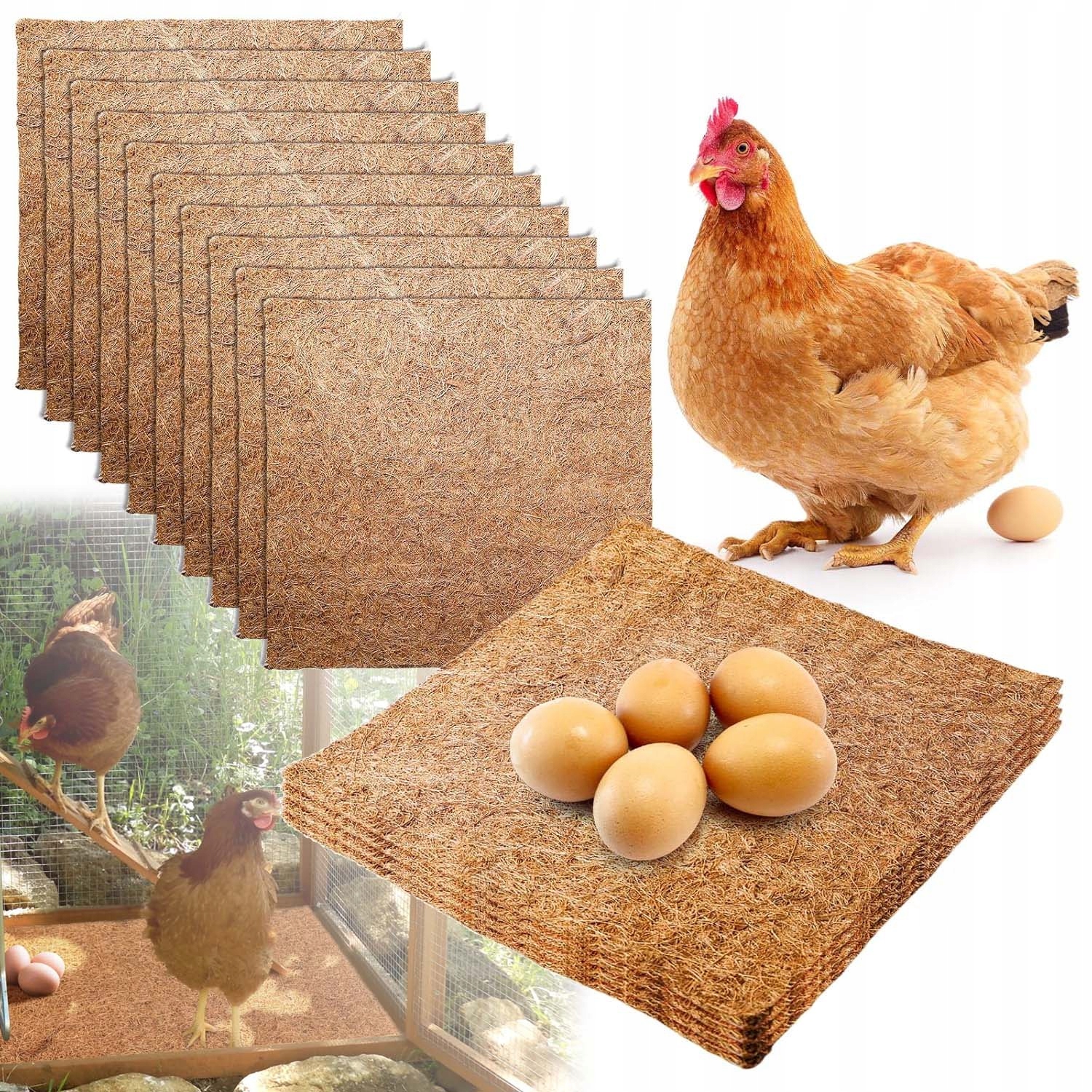 Levně Kokosová Podložka Pelíšek Poslání Do Přepravka Klec Králíka Kočky XXL 10X