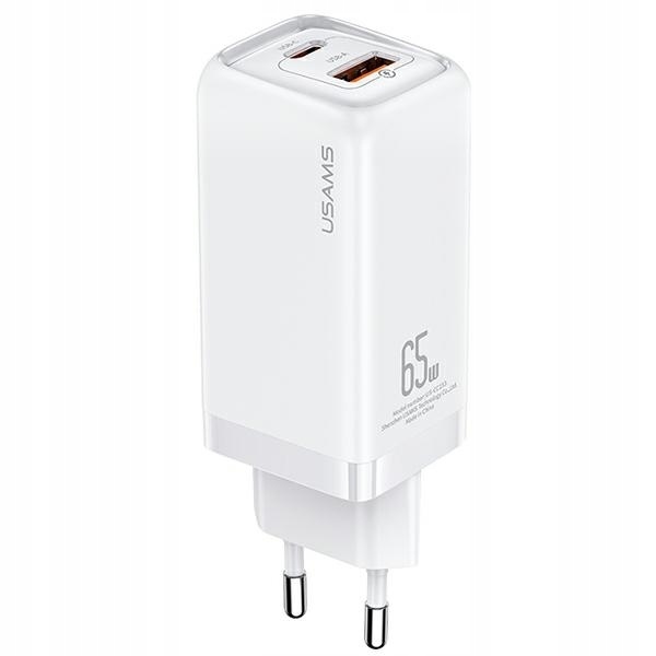 Usams Lad. síť. 1xUSB-C+1xUSB T47 65W (pouze hlava) Pd rychlé nabíjení S