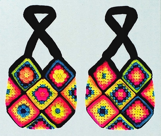 SZYDEŁKOWANIE ZESTAW DO SZYDEŁKOWANIA TOREBKA TORBA 57 x 30 CM Marka Creativ