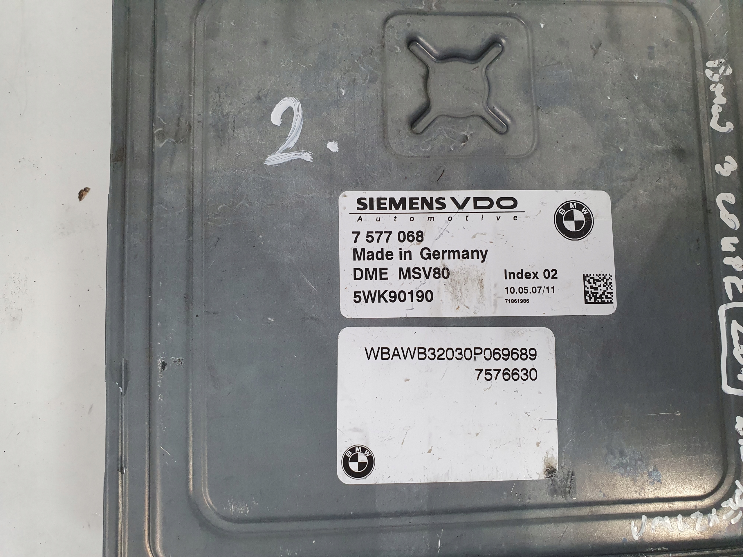 BMW E90 computer Motore 7577068