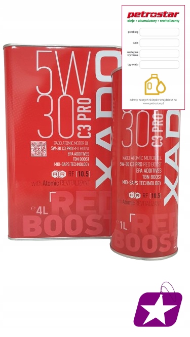 Xado Red Boost C3 Pro 5W30 5L