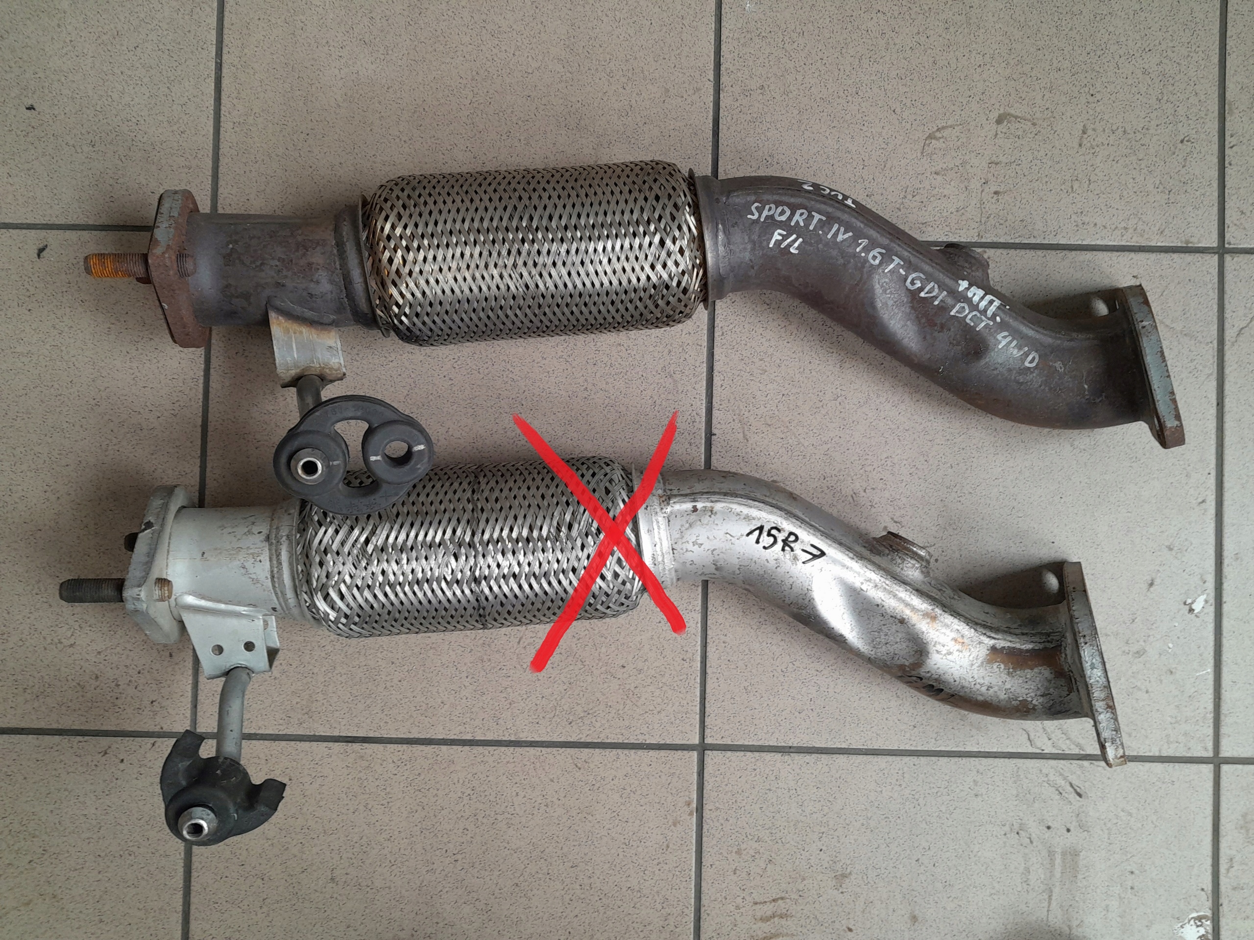 KIA SPORTAGE IV 2015-20 1t ГЛУШИТЕЛЬ SIATKA ДРОГАН