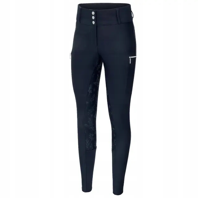 Dámské jezdecké kalhoty Equestrian Queen Harrow 24SS, modré, velikost 38