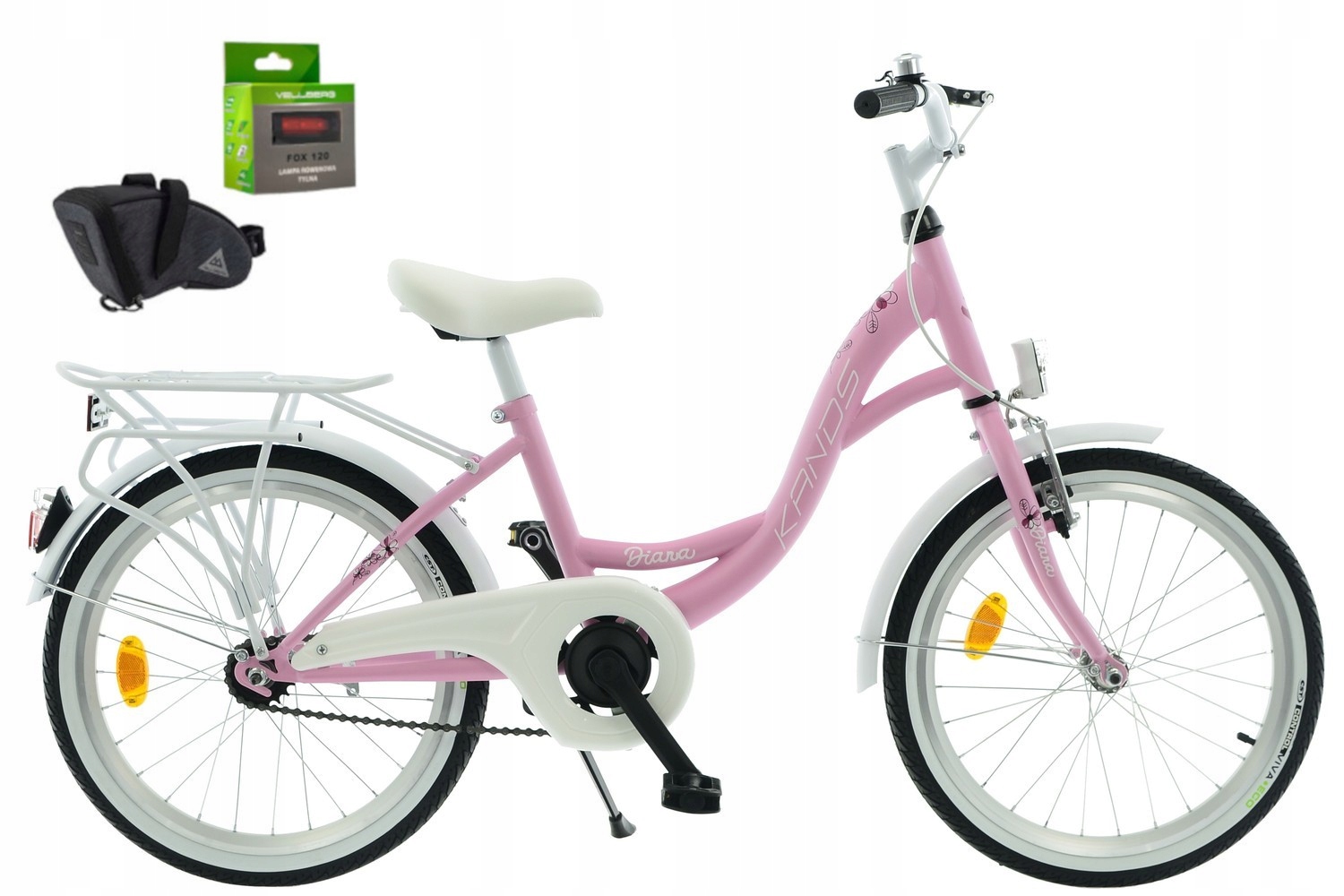 Rower 20 Kands Diana Kv Falcon 12" różowy mat