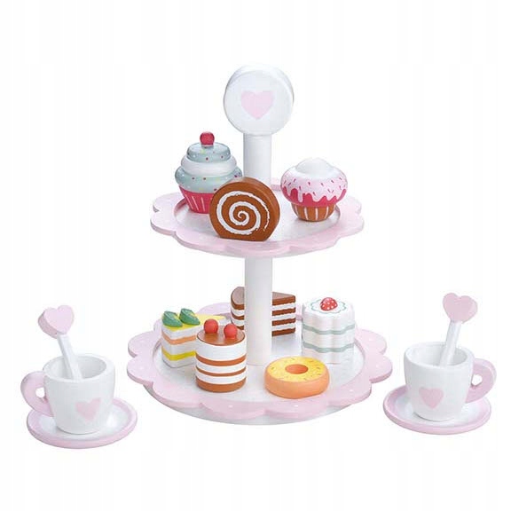 

Lelin Patera z ciastkami i filiżankami zestaw