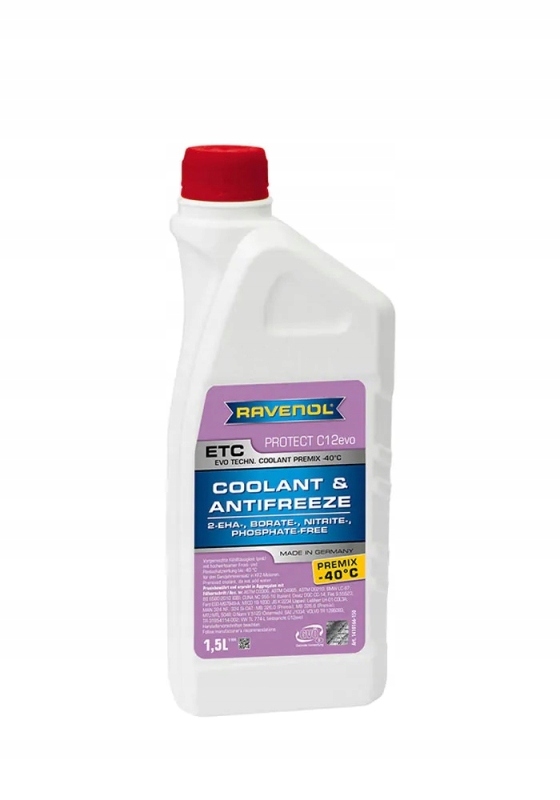 Płyn Do Chłodnic 1,5L Etc Premix Protect C12EVO -40°C G12EVO Protect Pr