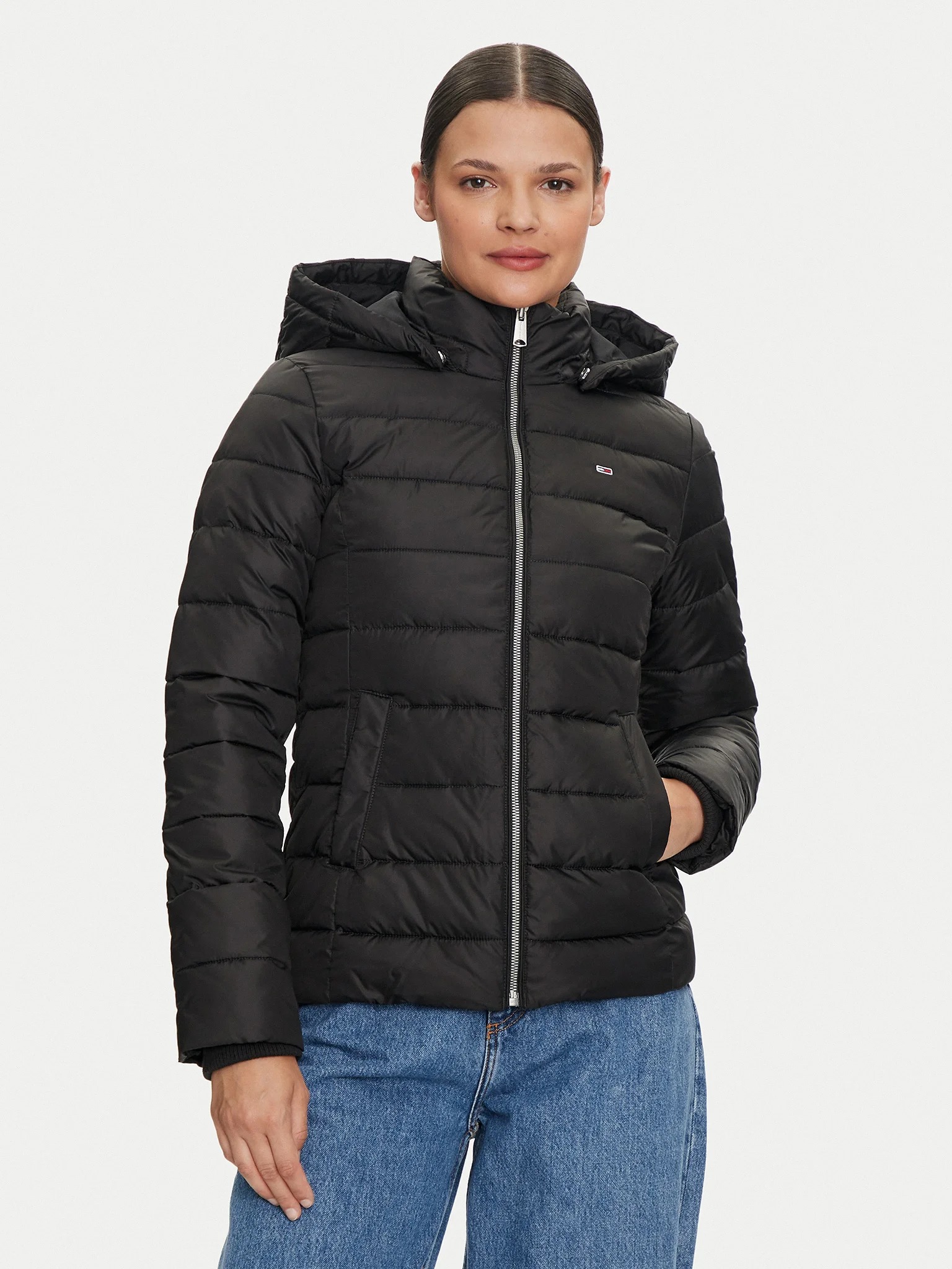 Tommy Jeans Hilfiger Péřová Bunda DW0DW18311 R S