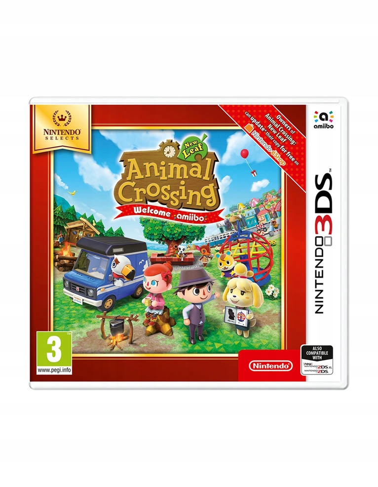 

Animal Crossing New Leaf Amiibo Gra Nintendo 3DS