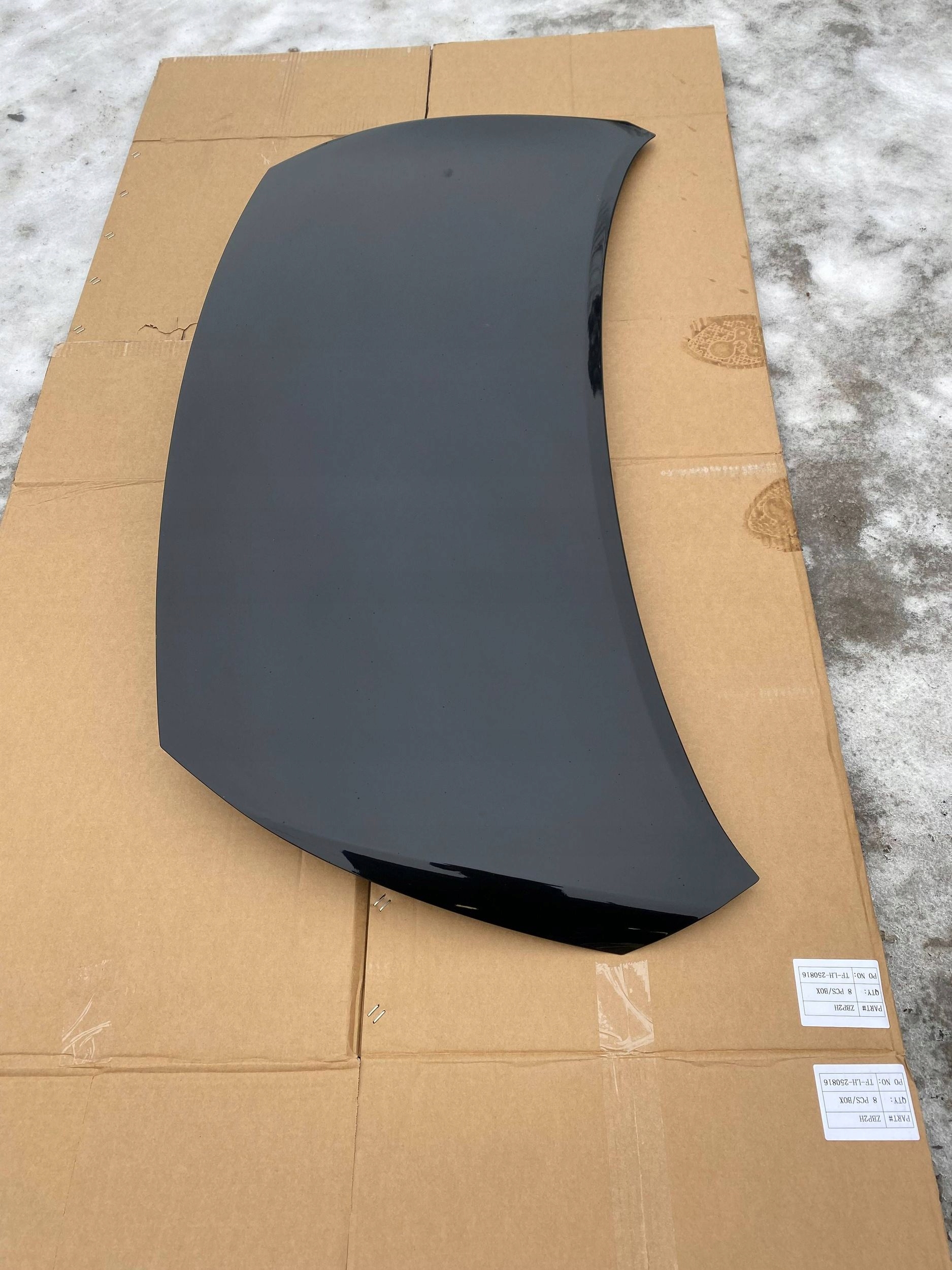 KIA PICANTO III originál complete bonnet cover front ABP black