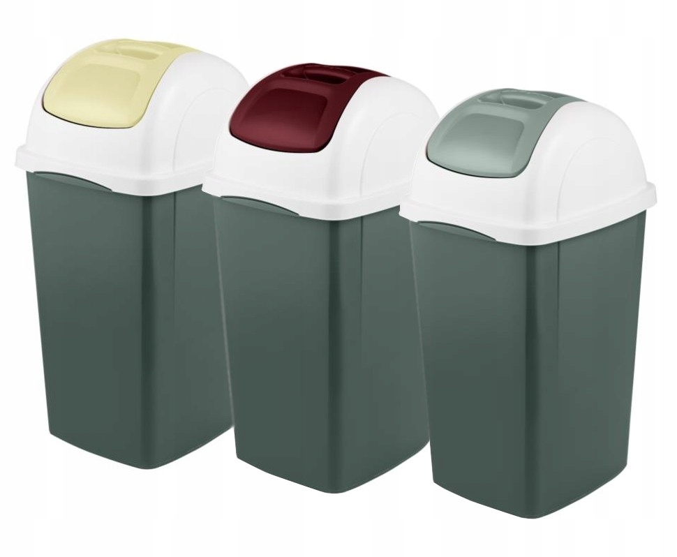 

Kosz kosze na śmieci do segregacji 3 x 33 L zestaw