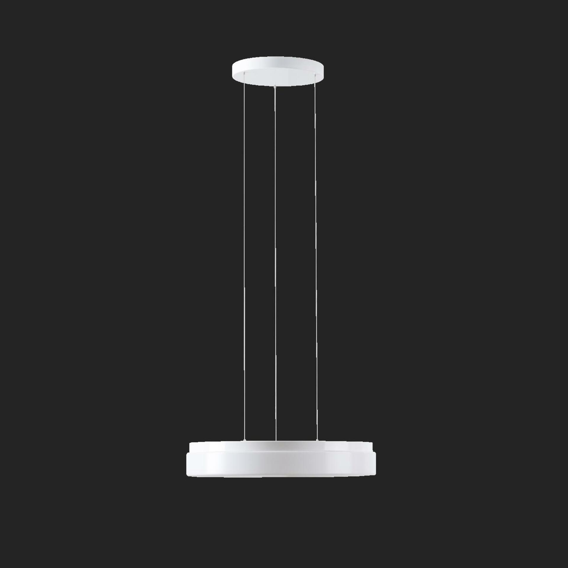 Osmont 68527 Delia LE2 závesné plastové svietidlo biela IP40 4000 K 33W Led D