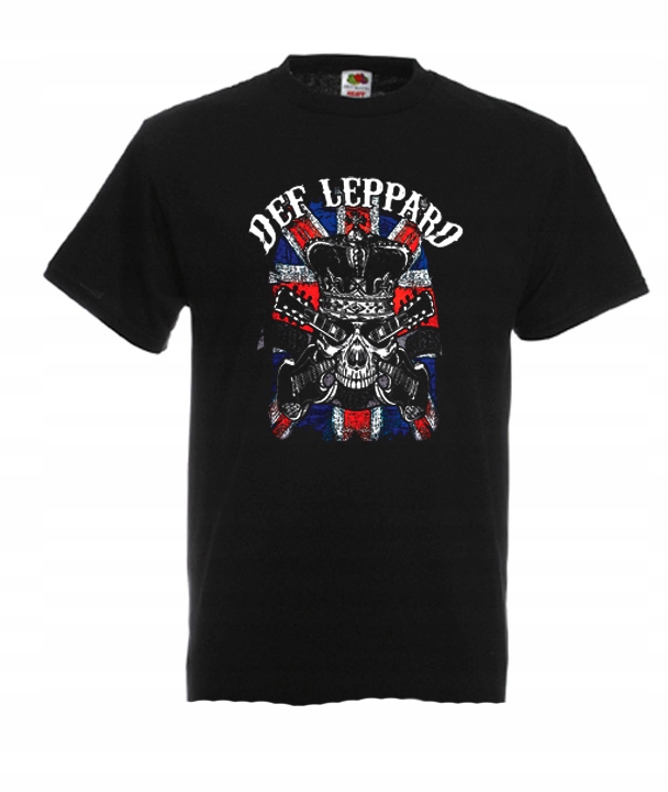 

L Koszulka Męska Def Leppard Rock Metal