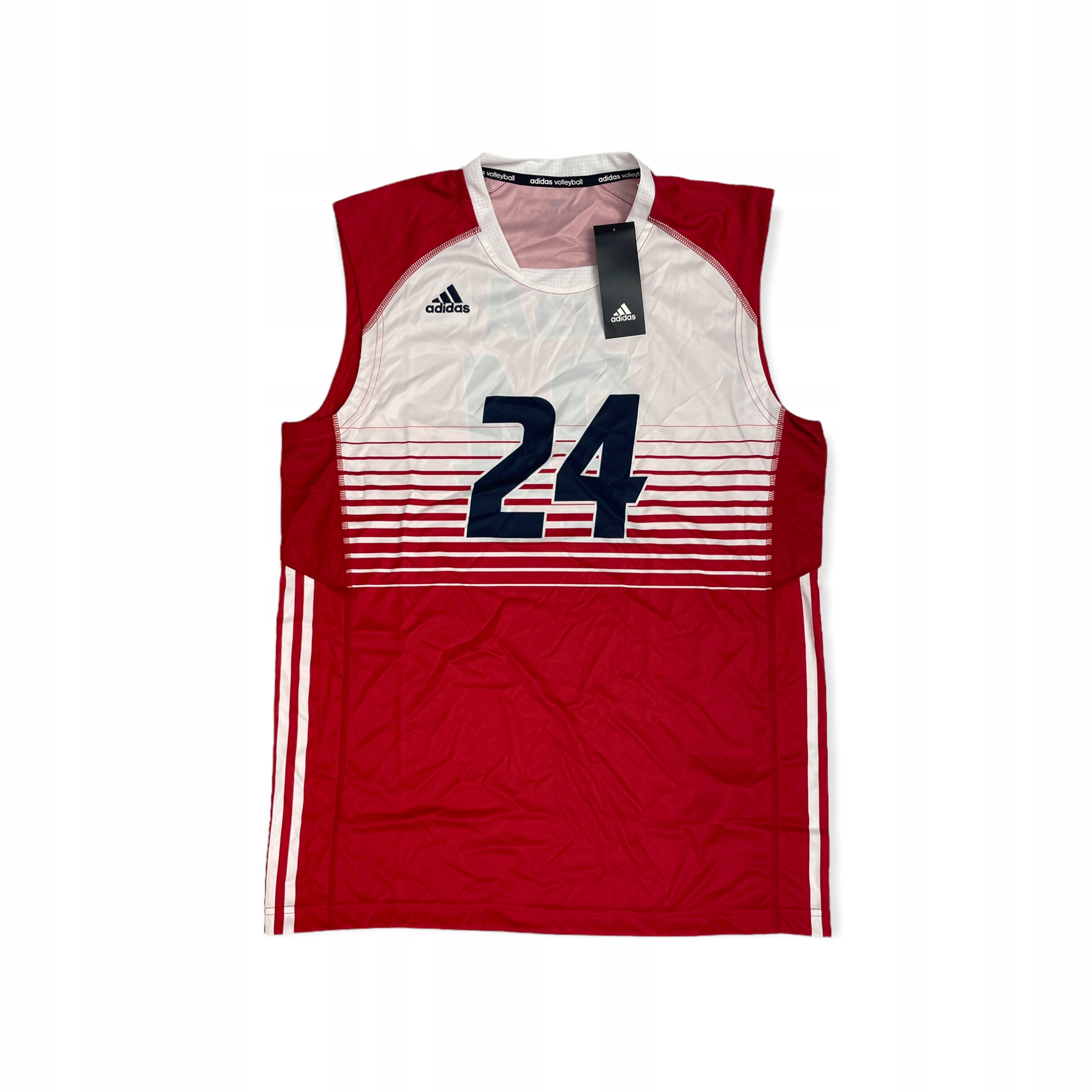 Koszulka czerwona Usa 24 Adidas Volleyball L