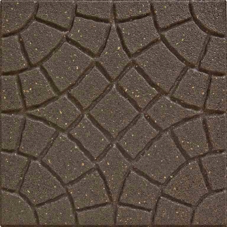 

Dekoracyjna płytka Eco ogród bruk brązowa 45x45cm