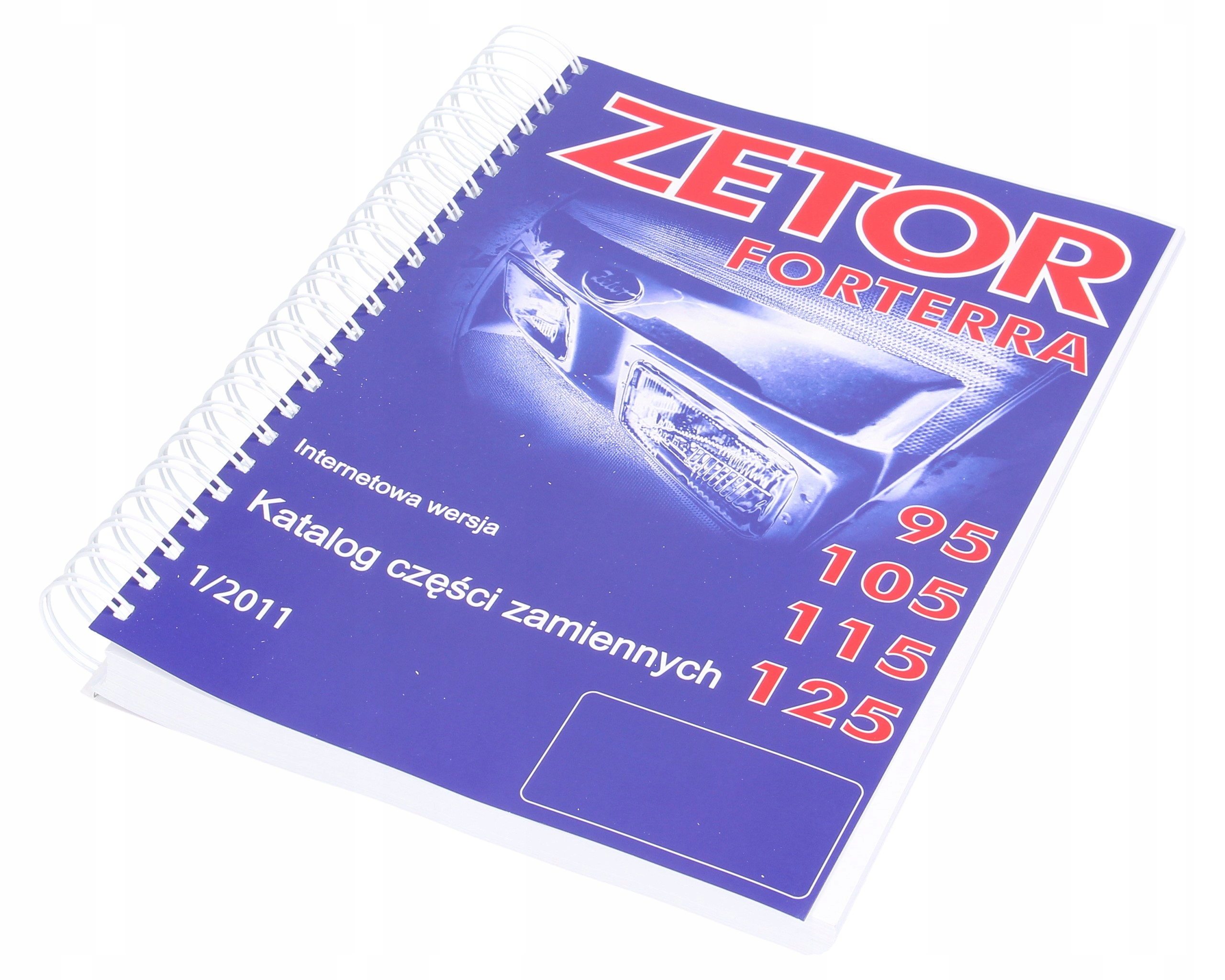 Katalog náhradních dílů Zetor Forterra 95-125