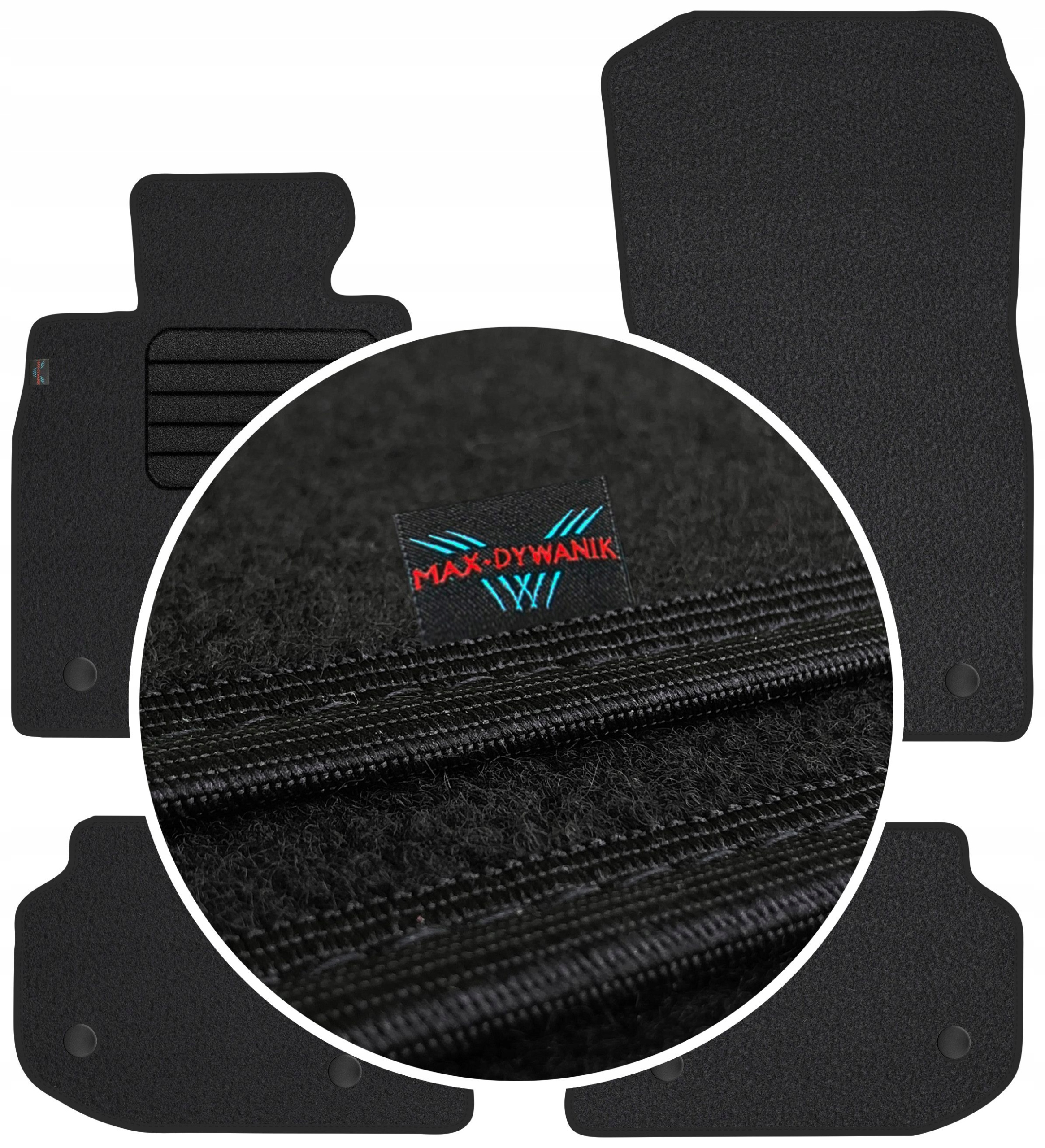 

Bmw 5 F10 F11 2010-2013 Dywaniki welurowe