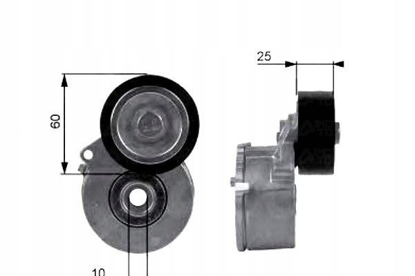 РОЛИК НАТЯГУВАЧ GATES 575174 96367827 80 96535227