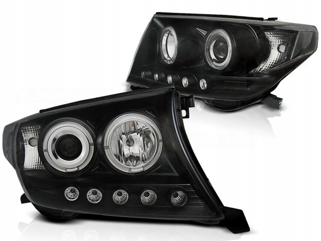 ФАРИ TOYOTA LAND CRUISER Fj200 07-12 BLACK LED