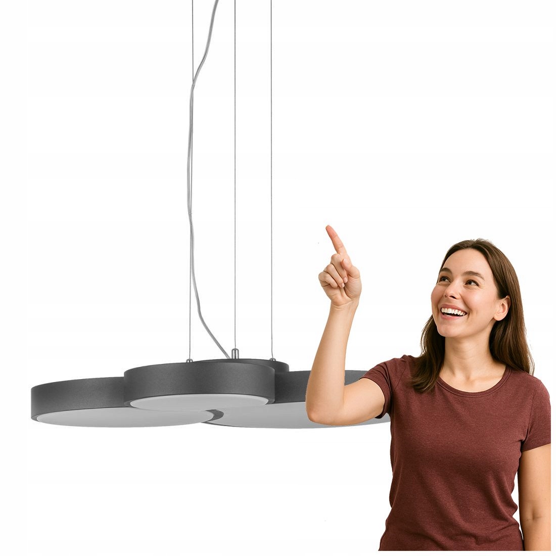 Závesná lampa Larissa AD14031-3A Bl Italux