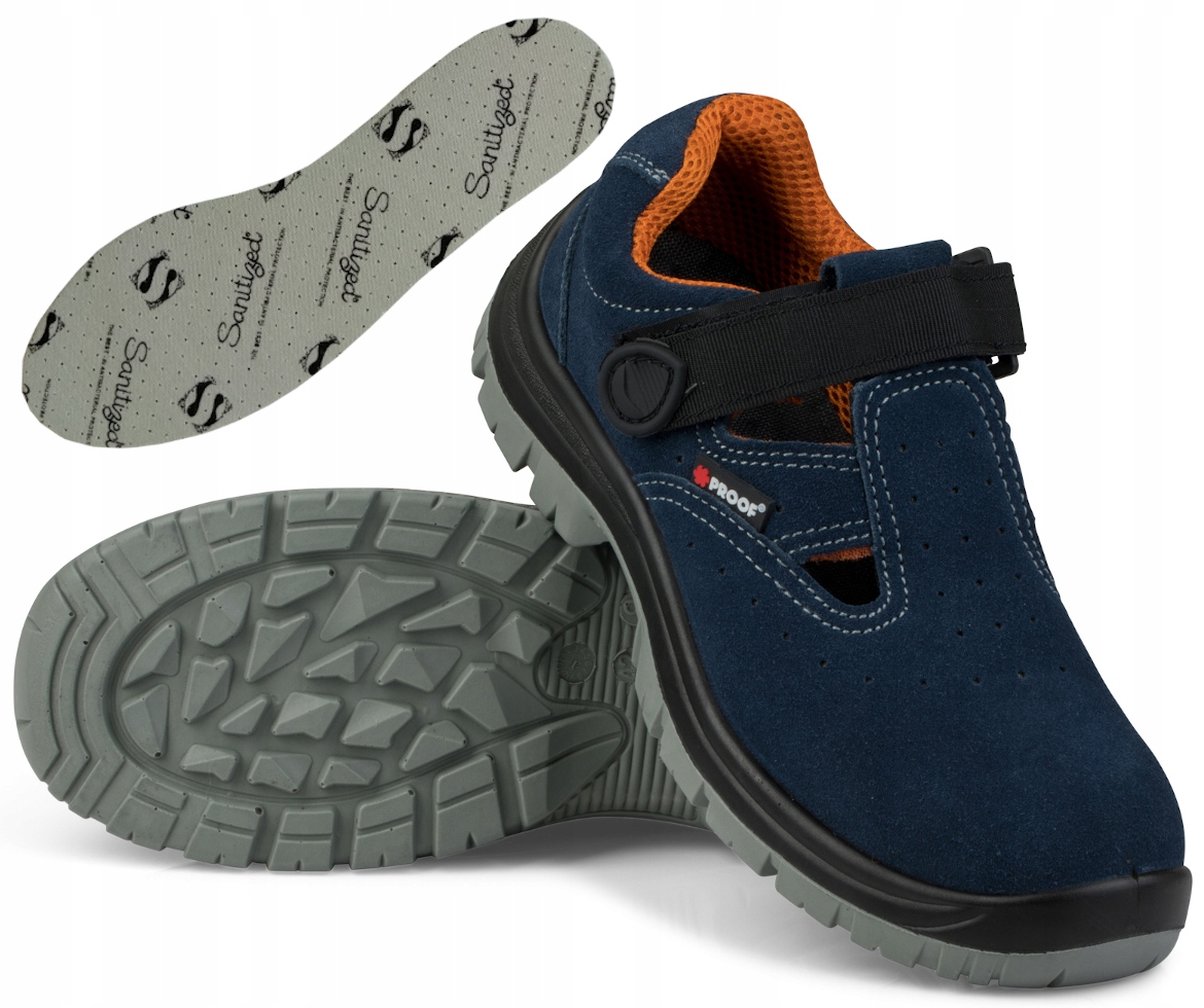 BUTY ROBOCZE MĘSKIE OCHRONNE BHP SANDAŁY NOSEK 47 Marka inna