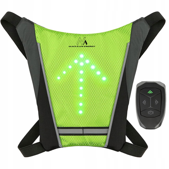 

Kamizelka odblaskowa Led na rower do biegania Usb