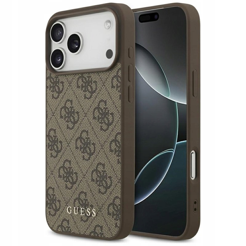 Guess 4G Classic – Pouzdro pro iPhone 17 Pro Max (hnědé)