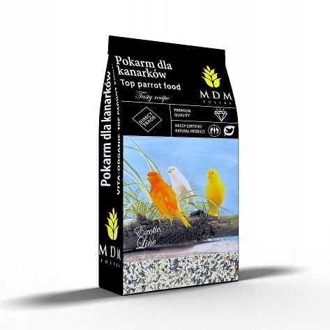 Levně Směs Krmivo krmná směs pro kanárky Standard Vita-Organic MDM 10 kg