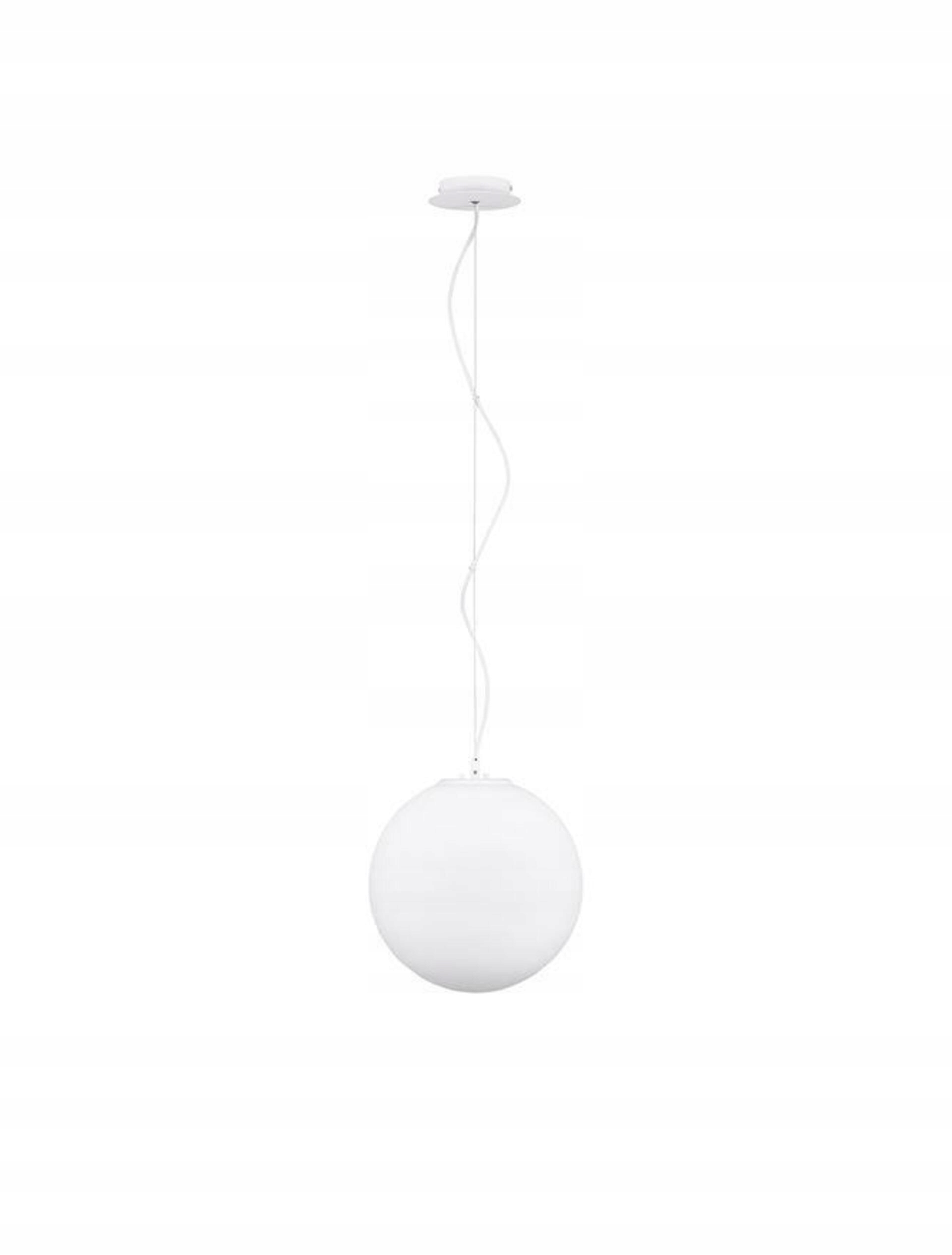 Nova Luce závěsné svítidlo Nevoso opálové sklo a bílý kov E27 1x12W 230V Ip
