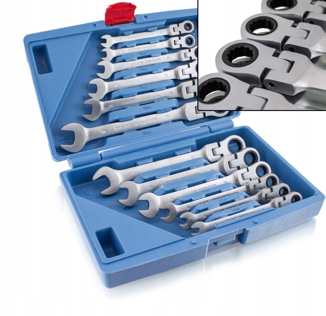 НАБОР ГАЕЧНЫХ КЛЮЧЕЙ С ТРЕЩОТКОЙ