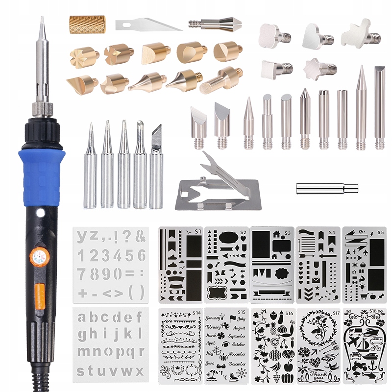 

Lutownica 60W Wypalarka Drewna Pirograf dcs7kit1