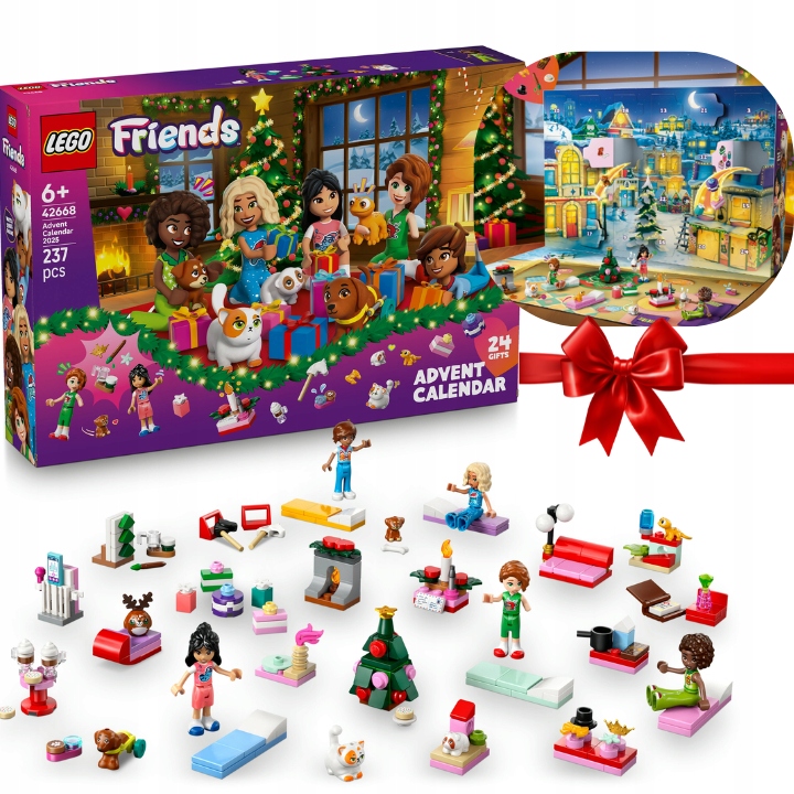 Lego 42668 Friends Kalendarz A Dwentowy Zestaw Klocki Figurki Zwierzęta