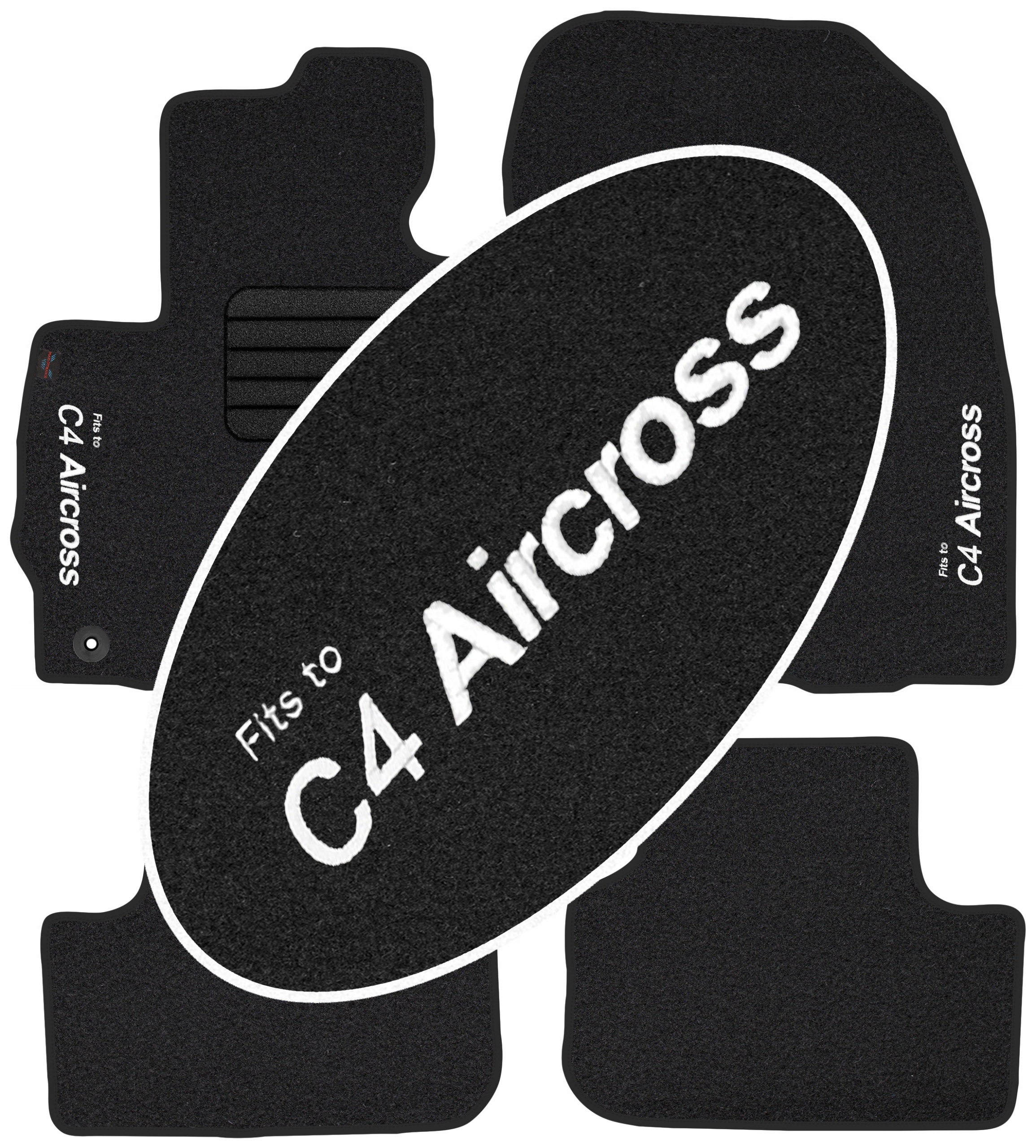 

Citroen C4 Aircross I 12-17 Welurowe z Haftem