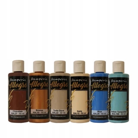 Stamperia Barvy Allegro Songs of the Sea (6 Ks) (KALKIT41)