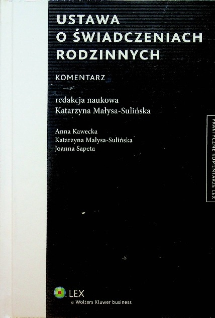 Ustawa o świadczeniach rodzinnych Komentarz