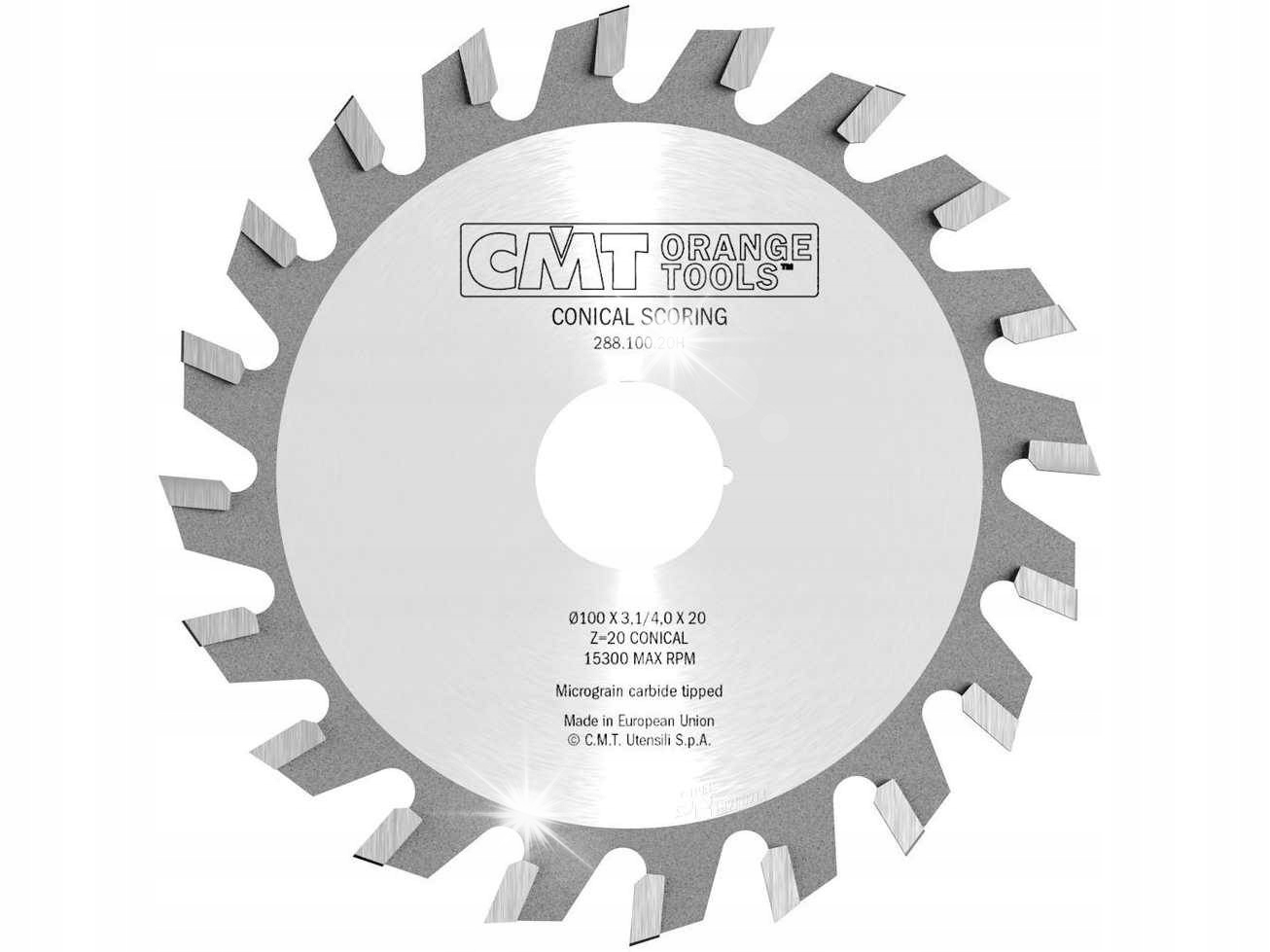 Cmt Podřezávací kotouč Hm 100x20 20Z 288.100.20H