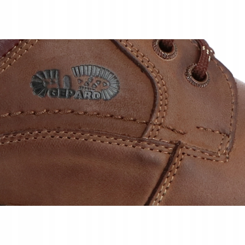 PÓŁBUTY MĘSKIE CAŁOROCZNE SKÓRA 010 TRAPERY r 45 Materiał wkładki skóra naturalna