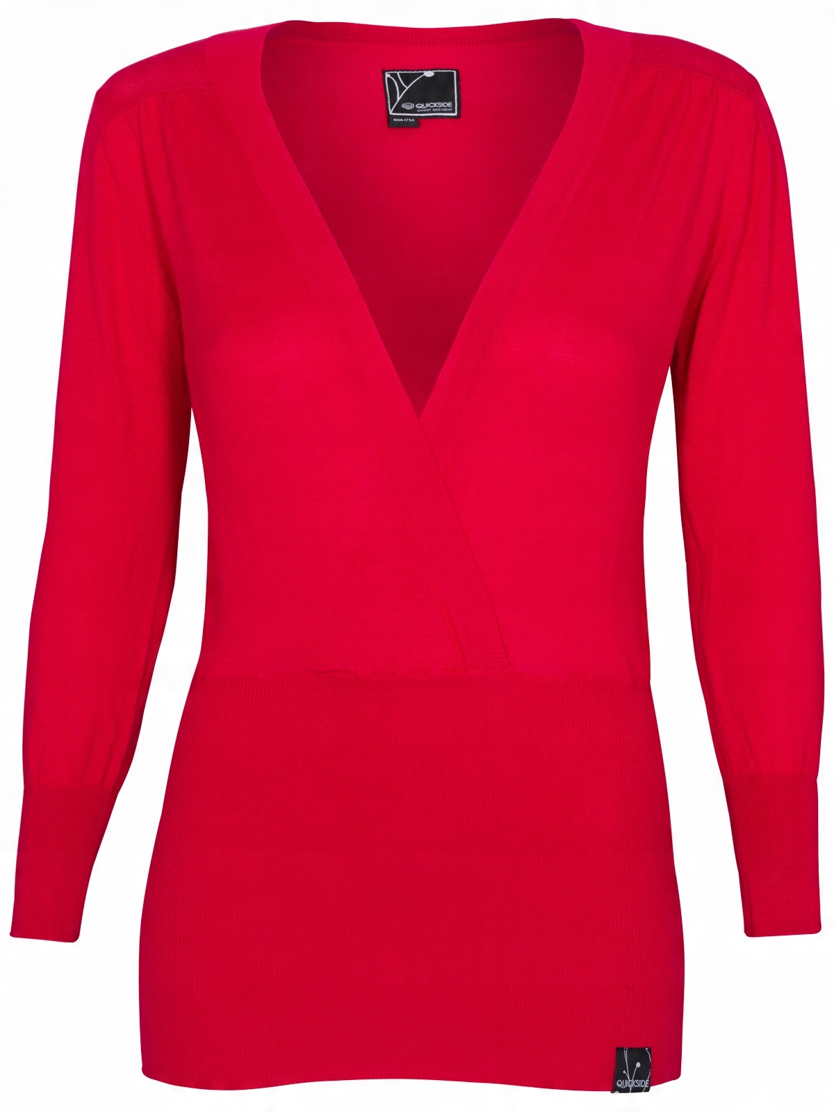 

Quickside damski sweter czerwony bawełna roz. XL