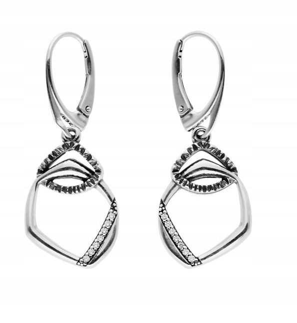 Stříbrné náušnice se zirkony SG-358-KA-S-SG