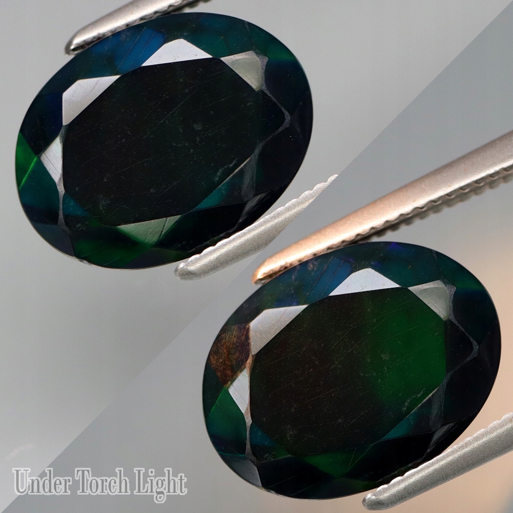 Přírodní opál Černý 3,25 ct Skvělý Etiopie video KOP1344