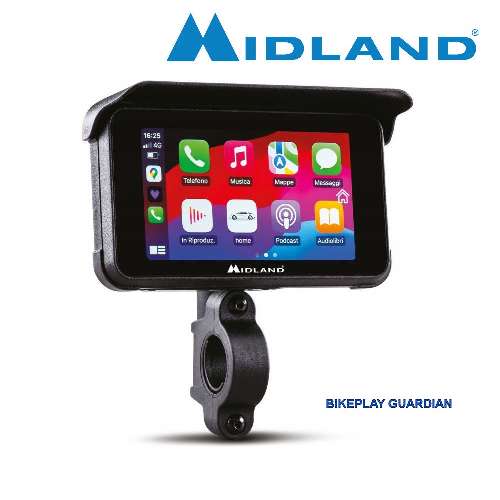 Midland BikePlay Guardian 5" obrazovka/snímač tlaku/2x cam